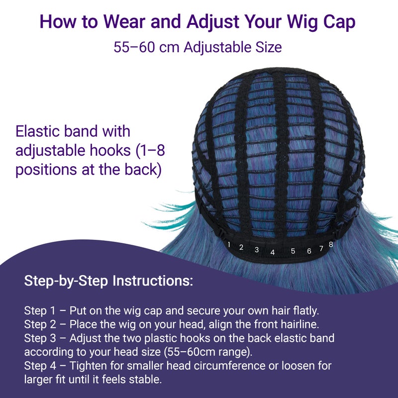 YANMENG Long Curly Mermaid Costume Wig for Women Hair Unisex Adult Cosplay Wig Halloween Hair - Image 3